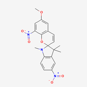 6-Methoxy-1',3',3'-trimethyl-5',8-dinitro-1',3'-dihydrospiro[chromene-2,2'-indole]