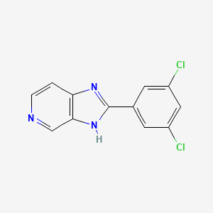 molecular formula C12H7Cl2N3 B14151623 2-(3,5-dichlorophenyl)-3H-imidazo[4,5-c]pyridine CAS No. 89075-40-1