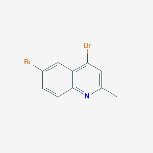 molecular formula C10H7Br2N B1415164 4,6-Dibromo-2-methylquinoline CAS No. 1070879-53-6
