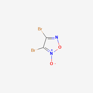 molecular formula C2Br2N2O2 B14151647 Dibromofuroxan CAS No. 70134-71-3