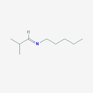 molecular formula C9H19N B14151676 (1E)-2-Methyl-N-pentylpropan-1-imine CAS No. 88744-99-4