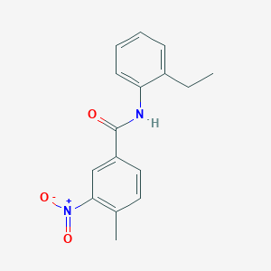 N-(2-ethylphenyl)-4-methyl-3-nitrobenzamide