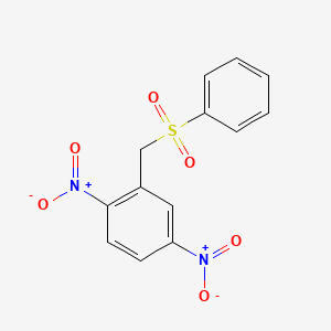 2-[(Benzenesulfonyl)methyl]-1,4-dinitrobenzene