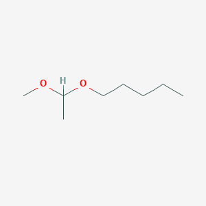 molecular formula C8H18O2 B14151766 1-Methoxy-1-pentyloxyethane CAS No. 73142-32-2