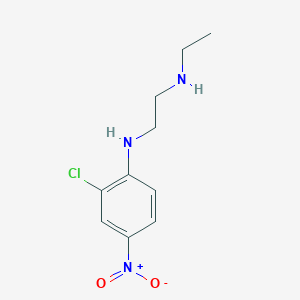 molecular formula C10H14ClN3O2 B14151769 N-(2-chloro-4-nitrophenyl)-N'-ethylethane-1,2-diamine CAS No. 339255-50-4