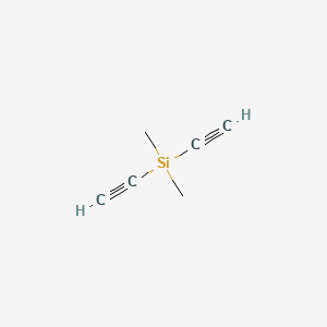 molecular formula C6H8Si B14151790 Silane, diethynyldimethyl- CAS No. 1675-60-1