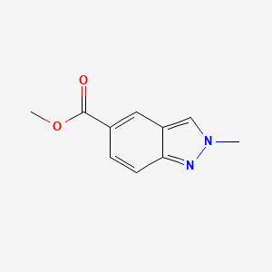 molecular formula C10H10N2O2 B1415182 2-甲基-2H-吲唑-5-羧酸甲酯 CAS No. 1092351-86-4