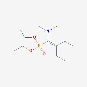 Diethyl [1-(dimethylamino)-2-ethylbut-1-en-1-yl]phosphonate