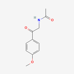 molecular formula C11H13NO3 B14151875 N-[2-(4-Methoxyphenyl)-2-oxoethyl]acetamide CAS No. 3755-89-3