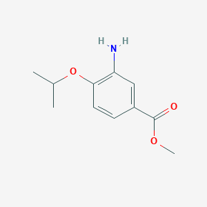molecular formula C11H15NO3 B1415188 Methyl 3-amino-4-isopropoxybenzoate CAS No. 927802-56-0