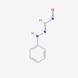 molecular formula C7H7N3O B14151881 N'-anilino-N-oxomethanimidamide CAS No. 4471-49-2