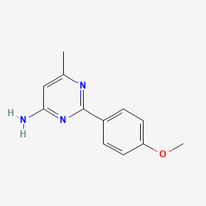 2-(4-Methoxyphenyl)-6-methylpyrimidin-4-amine