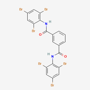 molecular formula C20H10Br6N2O2 B14151922 1,3-Benzenedicarboxamide, N,N'-bis(2,4,6-tribromophenyl)- CAS No. 62814-69-1