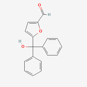 5-[Hydroxy(diphenyl)methyl]furan-2-carbaldehyde