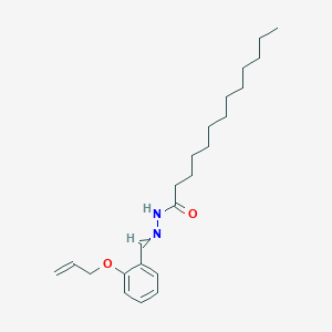 N-[(2-prop-2-enoxyphenyl)methylideneamino]tridecanamide