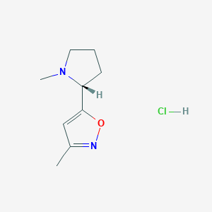 (r)-3-Methyl-5(1-methyl-2-pyrrolidinyl)-isoxazole hydrochloride