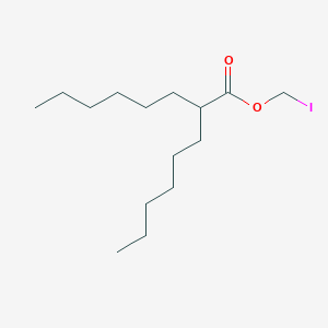 molecular formula C15H29IO2 B14152094 Iodomethyl 2-hexyloctanoate CAS No. 89296-59-3