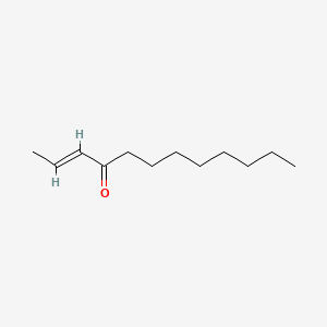 molecular formula C12H22O B14152099 2-Dodecen-4-one CAS No. 65570-26-5