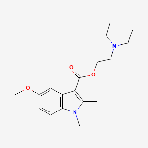 2-(diethylamino)ethyl 5-methoxy-1,2-dimethyl-1H-indole-3-carboxylate