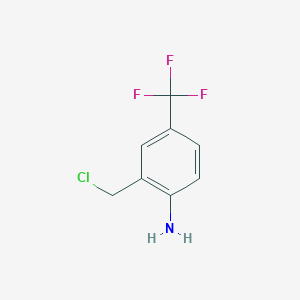 Benzenamine, 2-(chloromethyl)-4-(trifluoromethyl)-