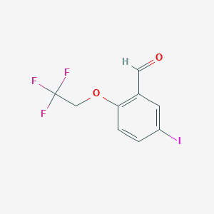 5-Iodo-2-(2,2,2-trifluoroethoxy)benzaldehyde
