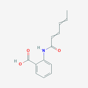 molecular formula C13H13NO3 B14152171 2-(hexa-2,4-dienoylamino)benzoic Acid CAS No. 339099-20-6