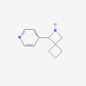 molecular formula C11H14N2 B1415218 1-(吡啶-4-基)-2-氮杂螺[3.3]庚烷 CAS No. 1869673-80-2