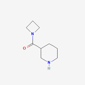 molecular formula C9H16N2O B1415219 3-(Azetidine-1-carbonyl)piperidine CAS No. 1850427-37-0