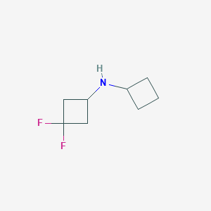 N-Cyclobutyl-3,3-difluorocyclobutan-1-amine