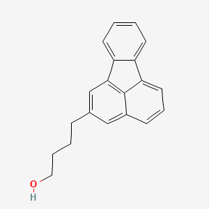 4-(Fluoranthen-2-yl)butan-1-ol