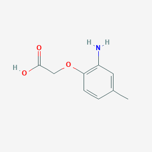 molecular formula C9H11NO3 B14152242 2-(2-Amino-4-methylphenoxy)acetic acid CAS No. 193685-42-6