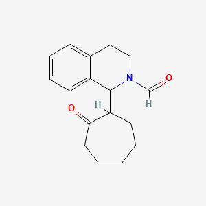 1-(2-Oxocycloheptyl)-3,4-dihydroisoquinoline-2(1H)-carbaldehyde