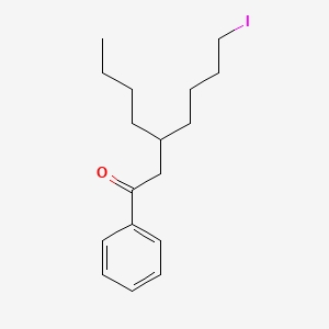 3-Butyl-7-iodo-1-phenylheptan-1-one