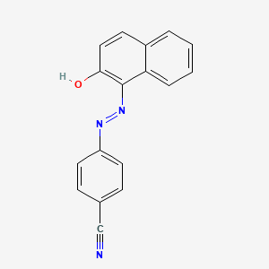 molecular formula C17H11N3O B14152270 Benzonitrile, 4-[(2-hydroxy-1-naphthalenyl)azo]- CAS No. 21856-55-3