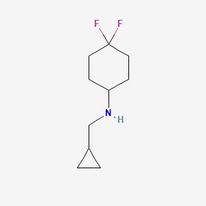 N-(cyclopropylmethyl)-4,4-difluorocyclohexan-1-amine