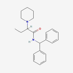 N-(Diphenylmethyl)-alpha-ethyl-1-piperidineacetamide