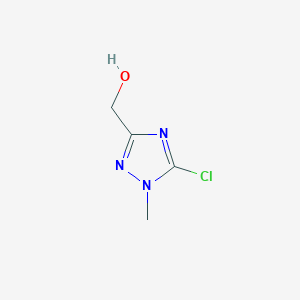 molecular formula C4H6ClN3O B1415234 (5-氯-1-甲基-1H-1,2,4-三唑-3-基)甲醇 CAS No. 2167200-54-4