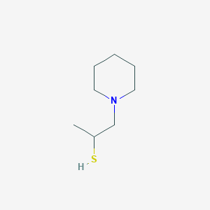 molecular formula C8H17NS B14152349 I+/--Methyl-1-piperidineethanethiol CAS No. 1005-58-9