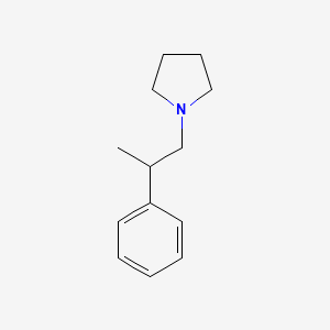 Pyrrolidine, 1-(2-phenylpropyl)-