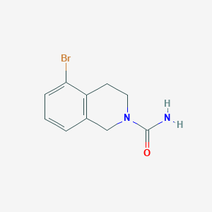 molecular formula C10H11BrN2O B1415236 5-Bromo-3,4-dihydro-1H-isoquinoline-2-carboxylic acid amide CAS No. 2123438-27-5