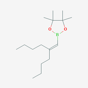 2-(2-Butyl-1-hexen-1-yl)-4,4,5,5-tetramethyl-1,3,2-dioxaborolane