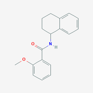 molecular formula C18H19NO2 B14152376 2-methoxy-N-(1,2,3,4-tetrahydronaphthalen-1-yl)benzamide CAS No. 733793-17-4