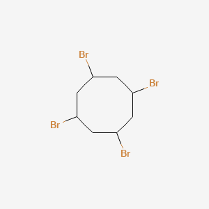 molecular formula C8H12Br4 B14152378 1,3,5,7-Tetrabromocyclooctane CAS No. 31454-48-5