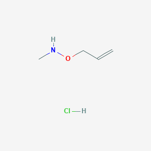 molecular formula C4H10ClNO B1415239 O-Allyl-N-methylhydroxylamine hydrochloride CAS No. 76564-17-5