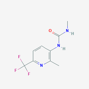 N-Methyl-N'-[2-methyl-6-(trifluoromethyl)pyridin-3-yl]urea