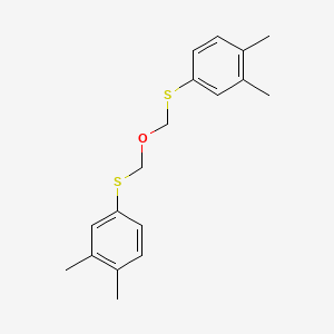 1,1'-[Oxybis(methylenesulfanediyl)]bis(3,4-dimethylbenzene)