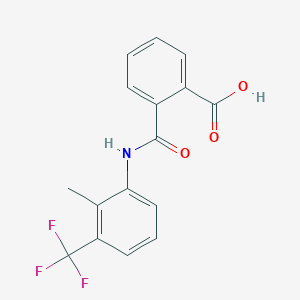 molecular formula C16H12F3NO3 B1415253 2-({[2-甲基-3-(三氟甲基)苯基]氨基}羰基)苯甲酸 CAS No. 2197063-21-9