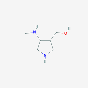 B141527 (4-(Methylamino)pyrrolidin-3-yl)methanol CAS No. 128740-30-7
