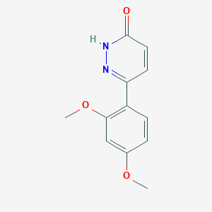 molecular formula C12H12N2O3 B1415275 6-(2,4-二甲氧基苯基)吡啶并恶唑-3-醇 CAS No. 1105194-34-0