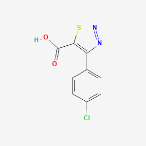 4-(4-Chlorophenyl)-1,2,3-thiadiazole-5-carboxylic acid